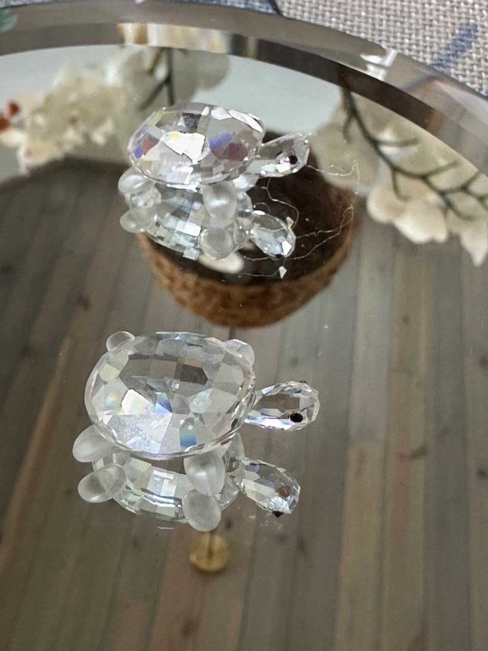 Swarovski set of turtles. with box